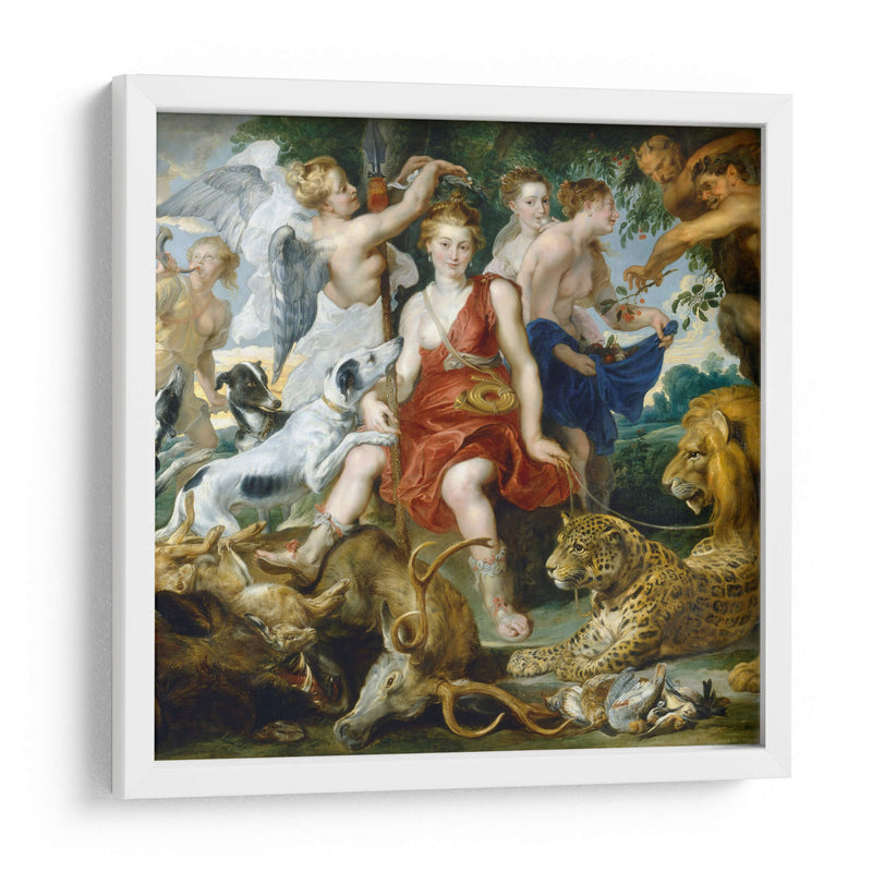 La coronación de Diana - Peter Paul Rubens | Cuadro decorativo de Canvas Lab