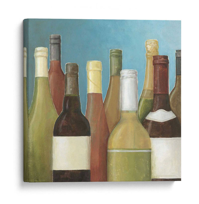 Botellas De Vino I - Megan Meagher | Cuadro decorativo de Canvas Lab