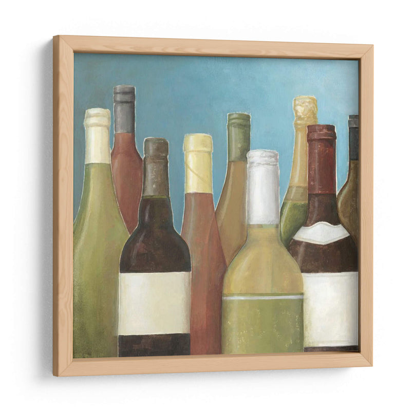 Botellas De Vino I - Megan Meagher | Cuadro decorativo de Canvas Lab
