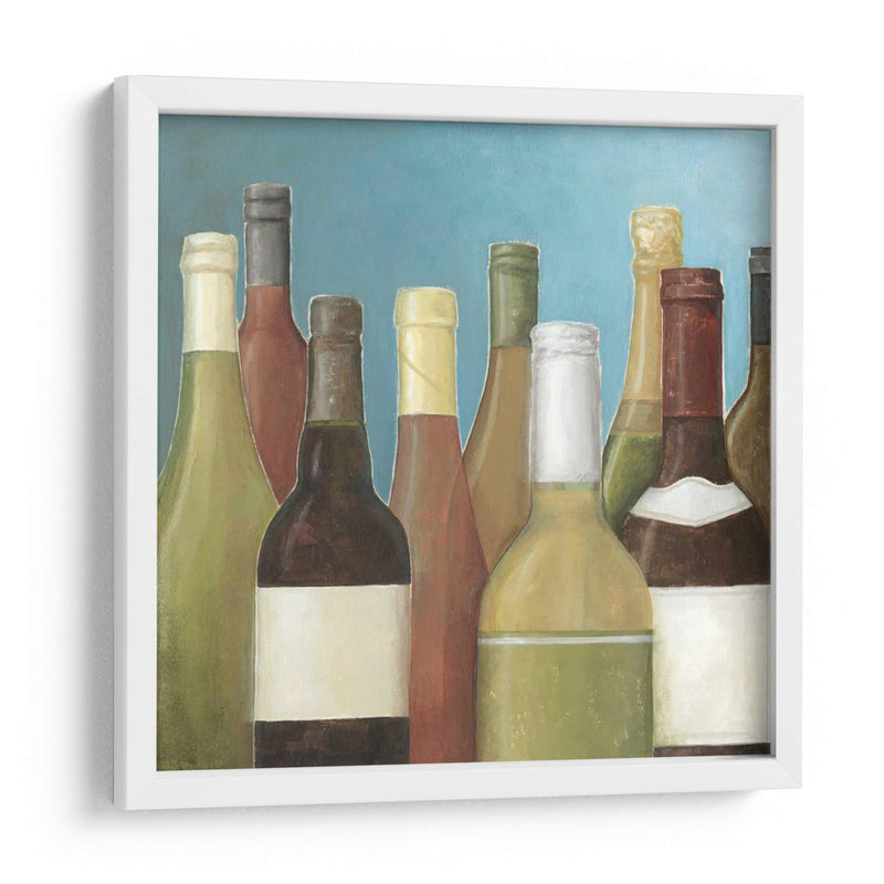 Botellas De Vino I - Megan Meagher | Cuadro decorativo de Canvas Lab