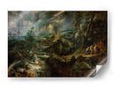 Paisaje con Filemón y Baucis - Peter Paul Rubens | Cuadro decorativo de Canvas Lab