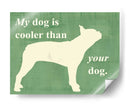 Mi Perro Es Más Fresco Que Tu Perro - Vision Studio | Cuadro decorativo de Canvas Lab