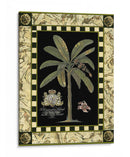 Palmas Limítradas En Negro Ii - Vision Studio | Cuadro decorativo de Canvas Lab