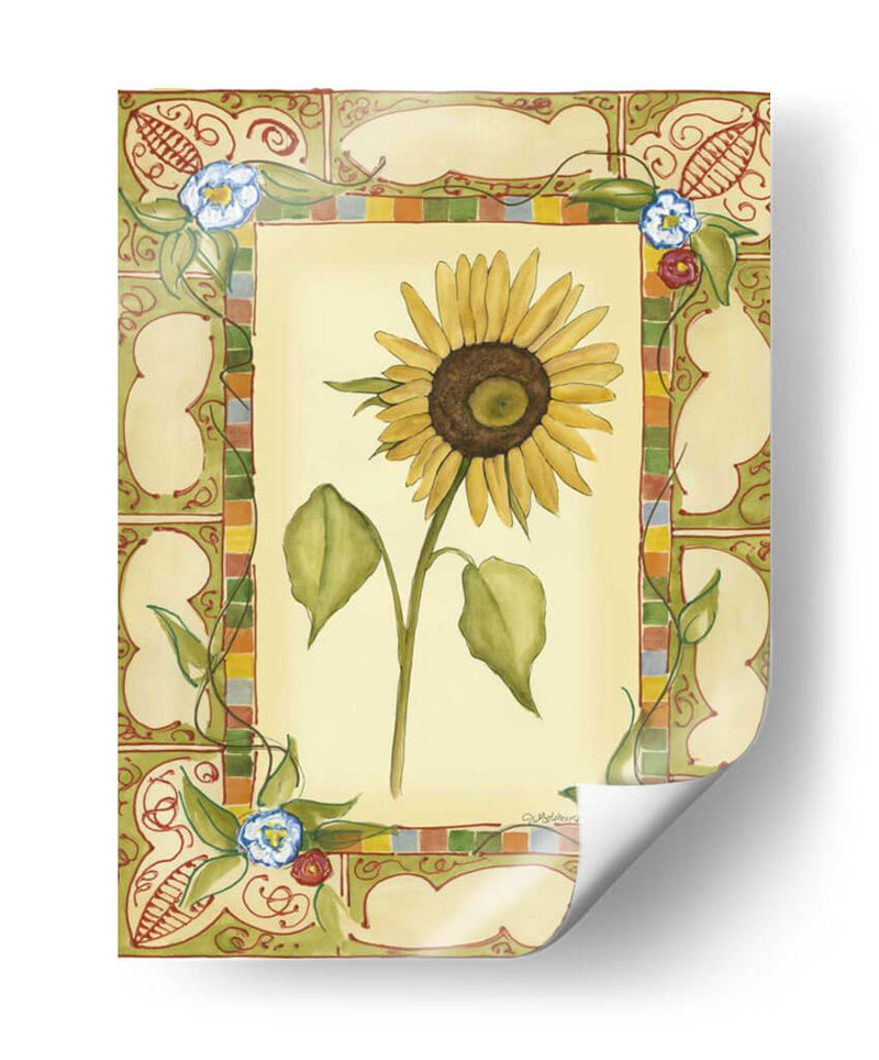 French Country Sunflower Ii - Jennifer Goldberger | Cuadro decorativo de Canvas Lab