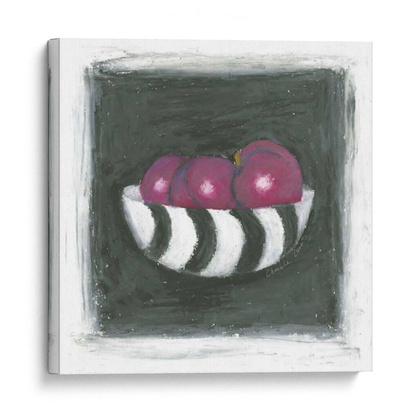 Ciruelas En Un Tazón - Chariklia Zarris | Cuadro decorativo de Canvas Lab