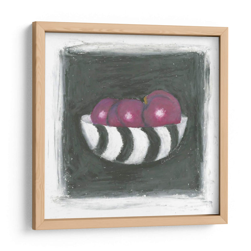 Ciruelas En Un Tazón - Chariklia Zarris | Cuadro decorativo de Canvas Lab