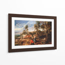 Lecheras con ganado en un paisaje, la granja en Laken - Peter Paul Rubens | Cuadro decorativo de Canvas Lab