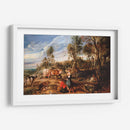 Lecheras con ganado en un paisaje, la granja en Laken - Peter Paul Rubens | Cuadro decorativo de Canvas Lab