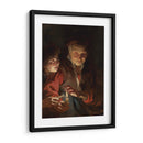 Anciana y niño con velas - Peter Paul Rubens | Cuadro decorativo de Canvas Lab