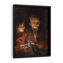 Anciana y niño con velas - Peter Paul Rubens | Cuadro decorativo de Canvas Lab