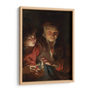 Anciana y niño con velas - Peter Paul Rubens | Cuadro decorativo de Canvas Lab
