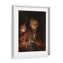 Anciana y niño con velas - Peter Paul Rubens | Cuadro decorativo de Canvas Lab