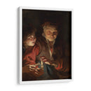 Anciana y niño con velas - Peter Paul Rubens | Cuadro decorativo de Canvas Lab