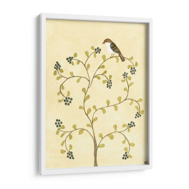 Berry Bird Ii - Virginia A. Roper | Cuadro decorativo de Canvas Lab