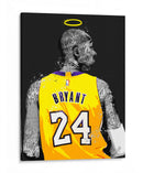 Bryant Graffiti BnW - David Aste | Cuadro decorativo de Canvas Lab