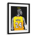 Bryant Graffiti BnW - David Aste | Cuadro decorativo de Canvas Lab