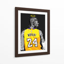 Bryant Graffiti BnW - David Aste | Cuadro decorativo de Canvas Lab