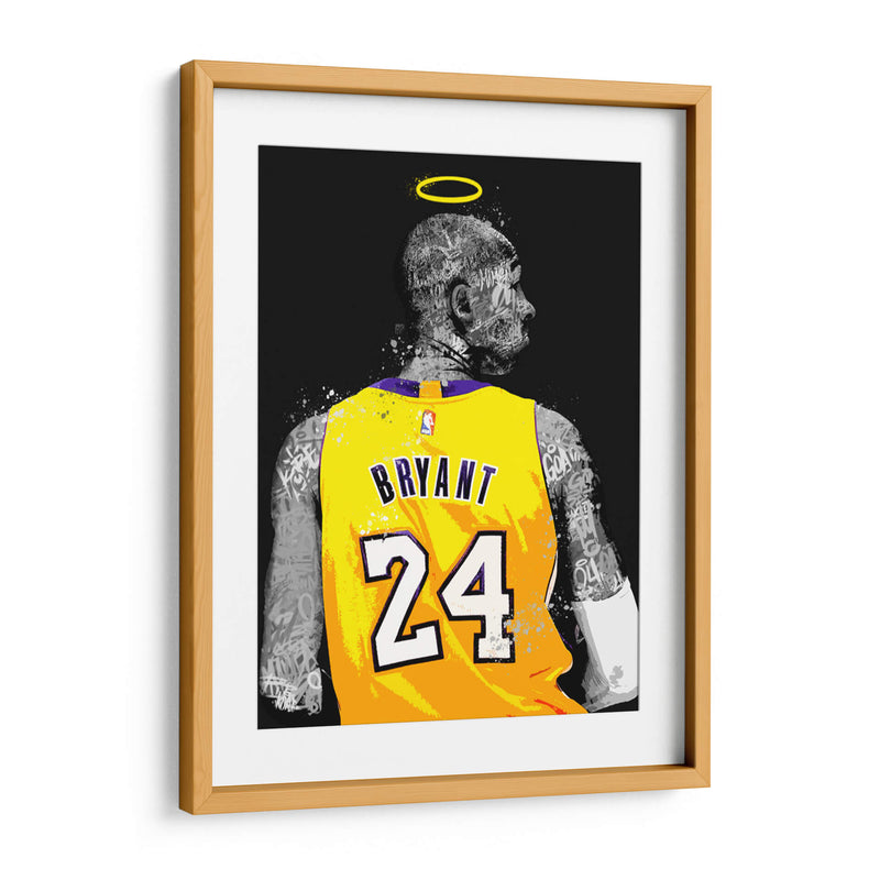 Bryant Graffiti BnW - David Aste | Cuadro decorativo de Canvas Lab