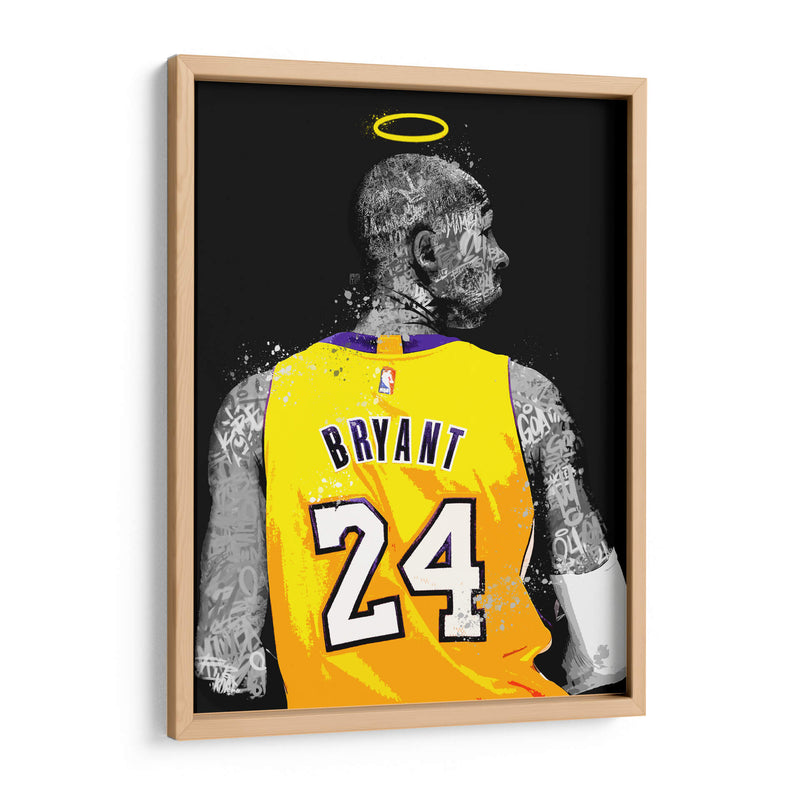 Bryant Graffiti BnW - David Aste | Cuadro decorativo de Canvas Lab