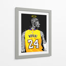 Bryant Graffiti BnW - David Aste | Cuadro decorativo de Canvas Lab