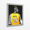 Bryant Graffiti BnW - David Aste | Cuadro decorativo de Canvas Lab