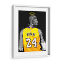 Bryant Graffiti BnW - David Aste | Cuadro decorativo de Canvas Lab