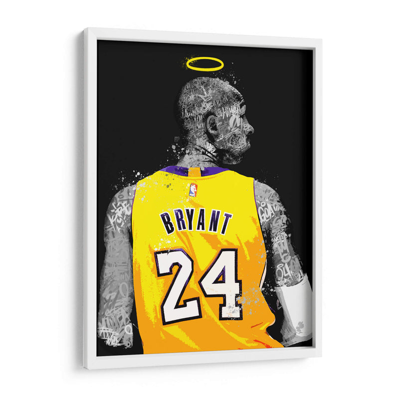 Bryant Graffiti BnW - David Aste | Cuadro decorativo de Canvas Lab