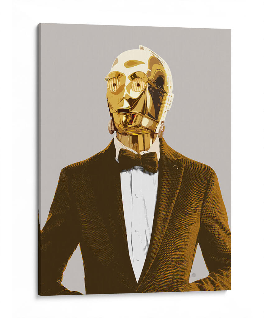 C3PO Suit - David Aste | Cuadro decorativo de Canvas Lab