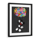 Cartoon Mouse Balloons - David Aste | Cuadro decorativo de Canvas Lab