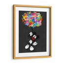 Cartoon Mouse Balloons - David Aste | Cuadro decorativo de Canvas Lab