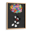 Cartoon Mouse Balloons - David Aste | Cuadro decorativo de Canvas Lab
