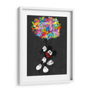 Cartoon Mouse Balloons - David Aste | Cuadro decorativo de Canvas Lab