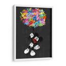 Cartoon Mouse Balloons - David Aste | Cuadro decorativo de Canvas Lab