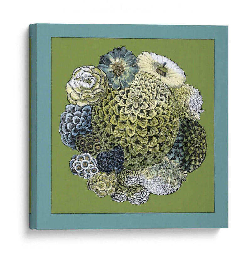 Pequeño Bouquet Celadon Iii - Chariklia Zarris | Cuadro decorativo de Canvas Lab