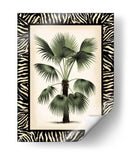Pequeña Palma En La Frontera De Zebra Ii - Vision Studio | Cuadro decorativo de Canvas Lab