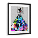 Cartoon Mouse Pulling the Rug Graffiti - David Aste | Cuadro decorativo de Canvas Lab