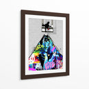Cartoon Mouse Pulling the Rug Graffiti - David Aste | Cuadro decorativo de Canvas Lab