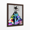 Cartoon Mouse Pulling the Rug Graffiti - David Aste | Cuadro decorativo de Canvas Lab