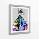 Cartoon Mouse Pulling the Rug Graffiti - David Aste | Cuadro decorativo de Canvas Lab