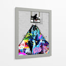 Cartoon Mouse Pulling the Rug Graffiti - David Aste | Cuadro decorativo de Canvas Lab