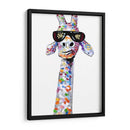 Jirafa Cool 01 - Hue Art | Cuadro decorativo de Canvas Lab