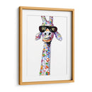 Jirafa Cool 01 - Hue Art | Cuadro decorativo de Canvas Lab