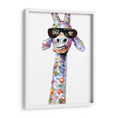 Jirafa Cool 01 - Hue Art | Cuadro decorativo de Canvas Lab