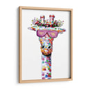 Jirafa Cool 02 - Hue Art | Cuadro decorativo de Canvas Lab