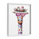 Jirafa Cool 02 - Hue Art | Cuadro decorativo de Canvas Lab