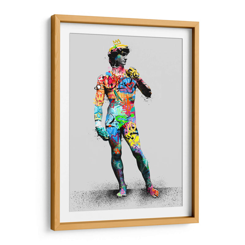 El David Graffiti Completo - David Aste | Cuadro decorativo de Canvas Lab