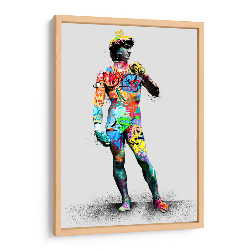 El David Graffiti Completo - David Aste | Cuadro decorativo de Canvas Lab
