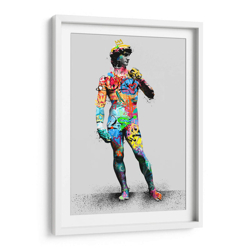 El David Graffiti Completo - David Aste | Cuadro decorativo de Canvas Lab