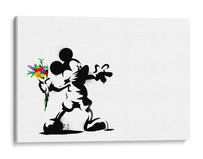 Flower Thrower Cartoon - David Aste | Cuadro decorativo de Canvas Lab