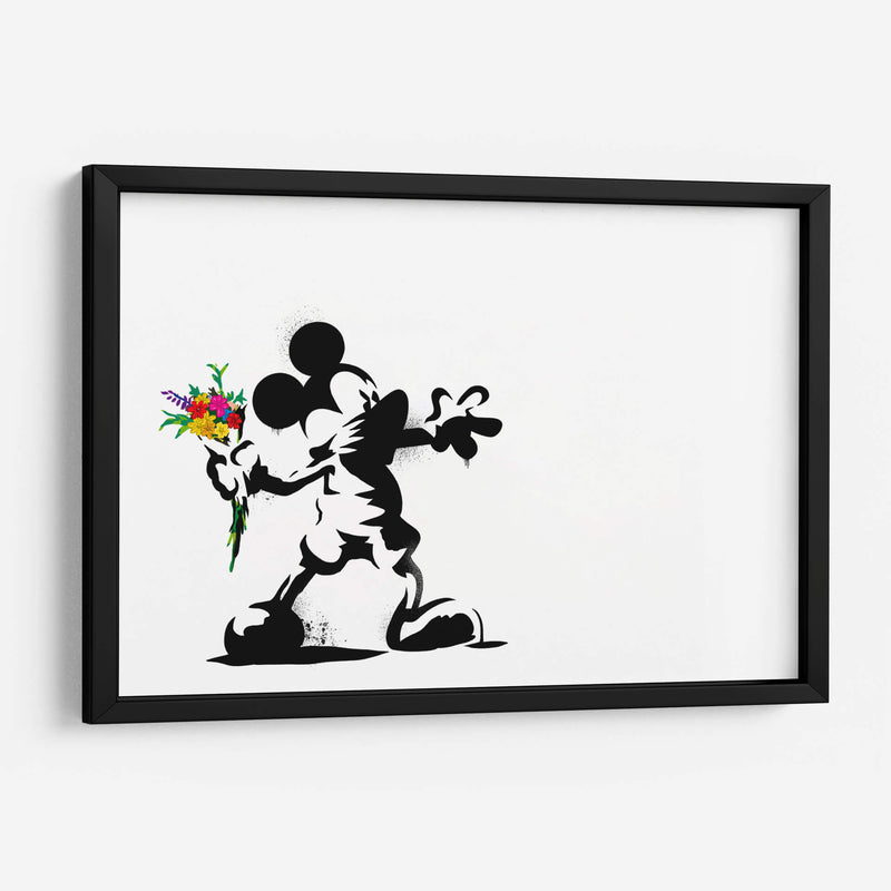 Flower Thrower Cartoon - David Aste | Cuadro decorativo de Canvas Lab